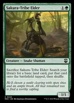 Light Play x 1 Sakura-Tribe Elder - Ripple Foil Commander: Modern Horizons 3 Var - Image 1