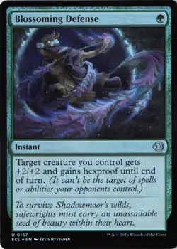 Blossoming Defense Lorwyn Eclipsed Foil NM 167 - Image 1