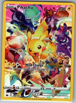 Pikachu (Secret) 160/159 SWSH: Crown Zenith - Pokemon Card - NM - Image 1