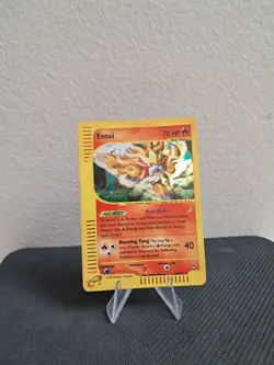 Entei H8/H32 Aquapolis​ Pokemon TCG Holo Card Carte Vintage :) - Image 2