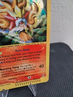 Entei H8/H32 Aquapolis​ Pokemon TCG Holo Card Carte Vintage :) - Image 4