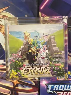 POKEMON TCG Booster Box EEVEE HEROES s6a - JAP JAPANESE JPN con Teca - Image 1
