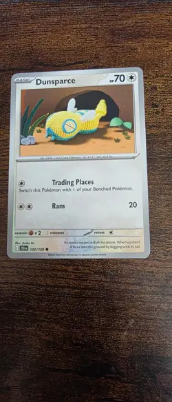 Dunsparce 120/159 Common Journey Together Pokemon Near Mint - Image 1