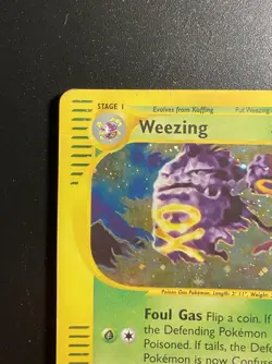 Pokemon Card-Weezing-32/165-Expedition- Holo-ENG-PL - Image 3