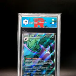 Pokemon Crobat EX del Team Rocket DRI 217 ITA GRADED GRAAD 10 MINT No PSA BGS - Image 1