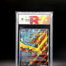 Pokemon Moltres EX del Team Rocket DRI 208 ITA GRADED GRAAD10 MINT No PSA BGS - Image 1