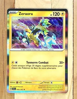 Carte Pokemon 055/142 Zeraora Holo - Couronne Stellaire EV7 SCR - Image 1