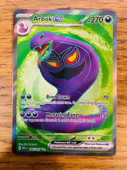 NEAR MINT! Arbok (185/165) S&V 151 Full Art Ultra Rare Pokemon Card! FAST P&P! - Image 1