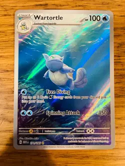NEAR MINT! Wartortle (171/165) S&V 151 Illustration Rare Pokemon Card! FAST P&P! - Image 1