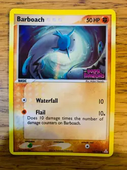 NM! Barboach (60/110) EX Holon Phantoms Stamped Reverse Holo Delta Pokemon Card! - Image 1