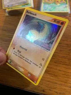 NM! Barboach (60/110) EX Holon Phantoms Stamped Reverse Holo Delta Pokemon Card! - Image 4