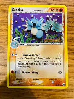 NM! Seadra (22/101) EX Dragon Frontiers Stamped Reverse Holo Pokemon Card! - Image 1