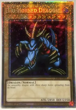 Yugioh Rarity Collection 5 Tri-Horned Dragon Starlight Rare 1st Edition - Image 1