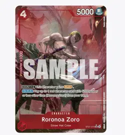 Roronoa Zoro (Parallel) ST21-015 Starter Deck EX: Gear 5 Foil - Image 1