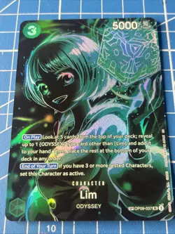 One Piece Card Lim SP Alternative Art OP09-037 SR Legacy of the Master English - Image 2