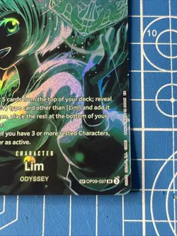 One Piece Card Lim SP Alternative Art OP09-037 SR Legacy of the Master English - Image 5