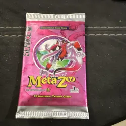 MetaZoo Cryptid Nation 1st Edition Sealed Booster Pack 12 Trading Cards CCG - Image 1