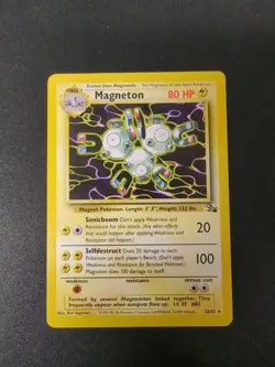 Magneton 26/62 - Fossil Collection Rare Card - MP - Image 1