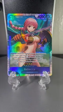 Rebecca OP10-058 Royal Blood Foil One Piece Trading Card Game - Image 1