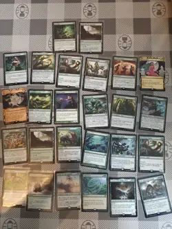 51 Rare Green MTG Cards Ungraded Excellent Condition Sleeved. - Image 2