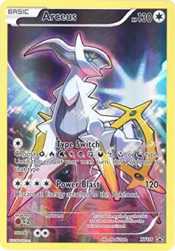 Pokemon Arceus XY Promo Holo Card XY116 130 HP Basic Trading Card - Image 1