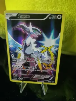 Pokemon Arceus XY Promo Holo Card XY116 130 HP Basic Trading Card - Image 2