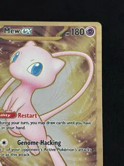 Mew ex - (151 Metal Card) 205/165 Scarlet & Violet 151 Promo Pokemon TCG - LP - Image 2