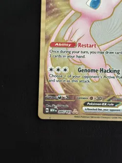 Mew ex - (151 Metal Card) 205/165 Scarlet & Violet 151 Promo Pokemon TCG - LP - Image 4