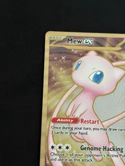 Mew ex - (151 Metal Card) 205/165 Scarlet & Violet 151 Promo Pokemon TCG - LP - Image 5