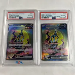 PSA 10 Pokemon TCG Iron Crown 206/162 & 94/71 English & Japanese 2 card lot - Image 1