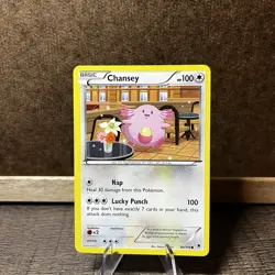 Chansey 80/119 - Common Pokemon XY Phantom Forces Card - Image 1