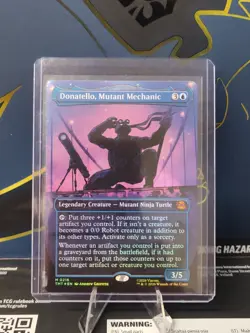 MTG Donatello, Mutant Mechanic (Borderless Foil) #216 TMNT - Image 1