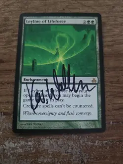 Leyline Of Lifeforce Artist Proof SIGNED By Kev Walker Magic The Gathering - Image 1