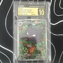 Pokemon Haunter Mega Gengar ex Starter Set Rare Holo CGC 10 022/021 Korean - Image 1