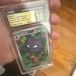 Pokemon Haunter Mega Gengar ex Starter Set Rare Holo CGC 10 022/021 Korean - Image 3