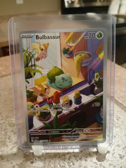 Pokemon TCG Bulbasaur 143/142 Illustration Rare Stellar Crown IR - Image 1