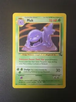 Muk - 13/62 Fossil Holo Rare - Vlp - Pokemon TCG WOTC Vintage - Image 1