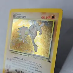 Pokemon TCG Hitmonlee Fossil Holo Rare Unlimited 7/62 1999 NM - Image 4