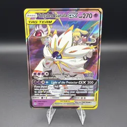 Pokemon Company Solgaleo & Lunala GX 75/236 Cosmic Eclipse TAG TEAM Holo - Image 1