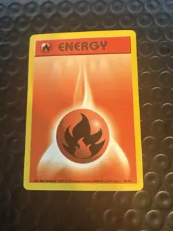 Pokemon TCG Fire Energy 098/102 Base Set List 2 - Image 1