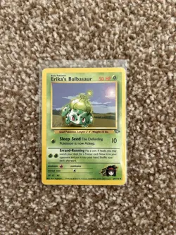 Erika's Bulbasaur 39/132 Uncommon WOTC Gym Challenge Pokemon - Image 1