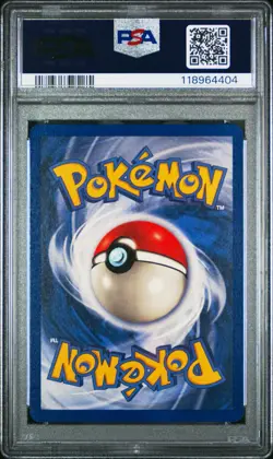 1999 POKEMON BASE SET UNLIMITED #102 WATER ENERGY PSA 9 - Image 2