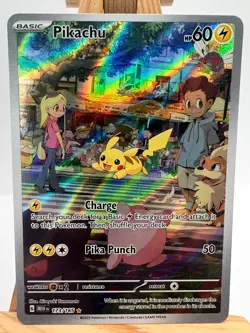 Pokemon TCG - S&V 151 - 173/165 Pikachu - Illustration Rare - NM/M - Image 1