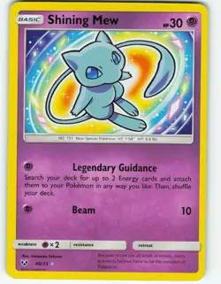 Shining Mew - Holo - 40/73 Shining Legends - Pokemon TCG - 2017 - Image 1