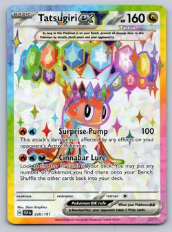 Tatsugiri ex 226/191 Ultra Rare Surging Sparks Pokemon Near Mint - Image 1