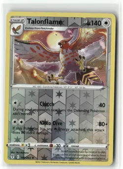 Talonflame 140/203 Reverse Holo Evolving Skies Pokemon TCG NM - Image 1