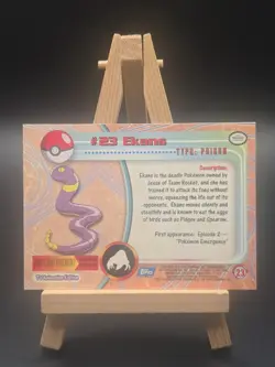 Ekans #23 2000 Topps Pokemon TCG Black Logo TV Animation Edition (B) - Image 2