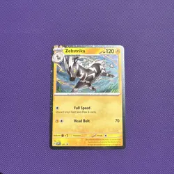 Pokemon TCG: Destined Rivals - Zebstrika (201/SV-P) S&V Black Star Promo NM - Image 1