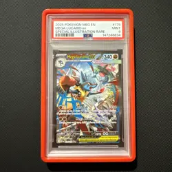 2025 POKEMON MEGA EVOLUTIONS SIR #179 MEGA LUCARIO EX PSA 9 MINT - Image 1
