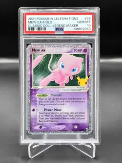 🍀Pokemon PSA 10 Mew ex 88/92 Celebrations ENGLISH bgs graad🍀 - Image 1